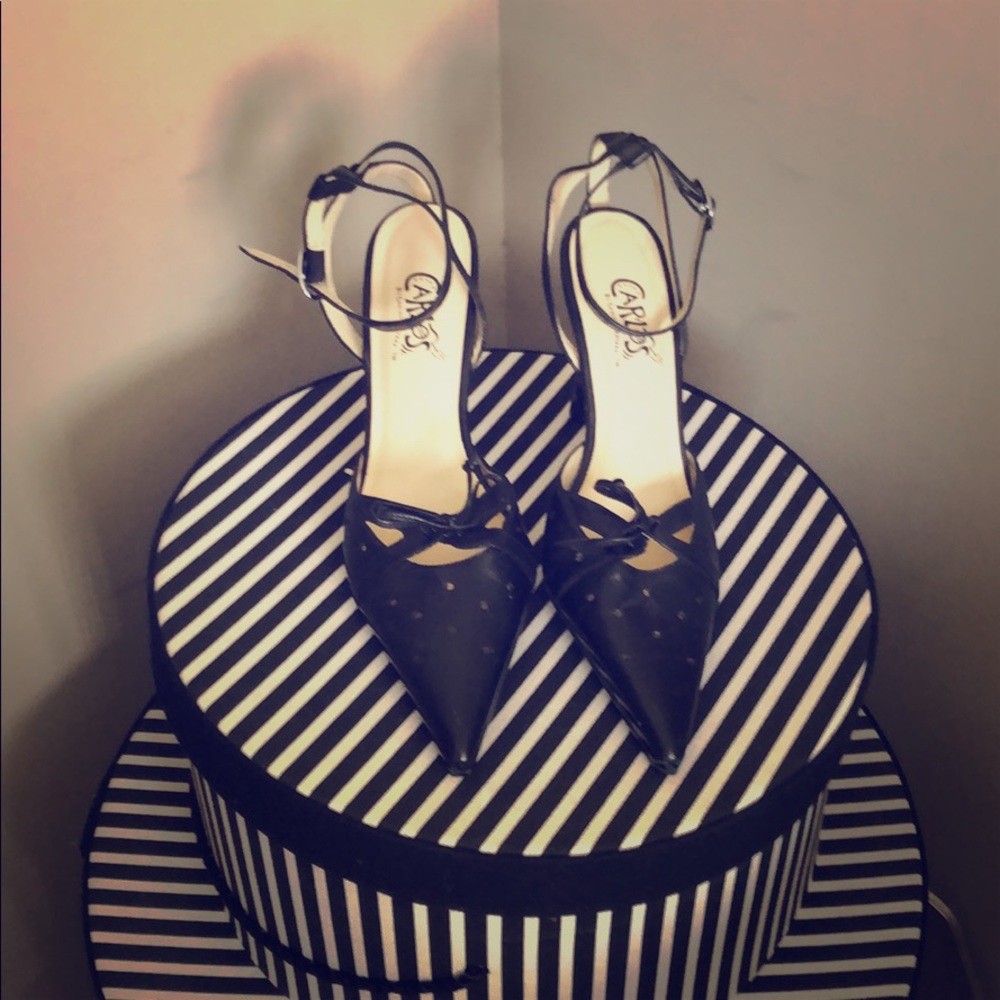 Carlos Santana pointy heels